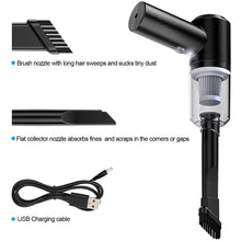 2 in 1 Wireless Vacuum Cleaner – 120W Handheld USB Rechargeable for Home & Car (1 Pc) - Goyaldeal.com