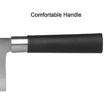 Stainless Steel Chef Damascus Cleaver Vegetable Knife with Plastic Handle & Cover, Multipurpose Use for Kitchen or Restaurant (12 Inch) - Goyaldeal.com