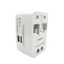 All-in-One Universal Worldwide Travelling AC Adaptor Plug (AU / UK / US / EU) International Power Charger Electric USB Power Plug Socket Adapter Converter (1 Pc) - Goyaldeal.com