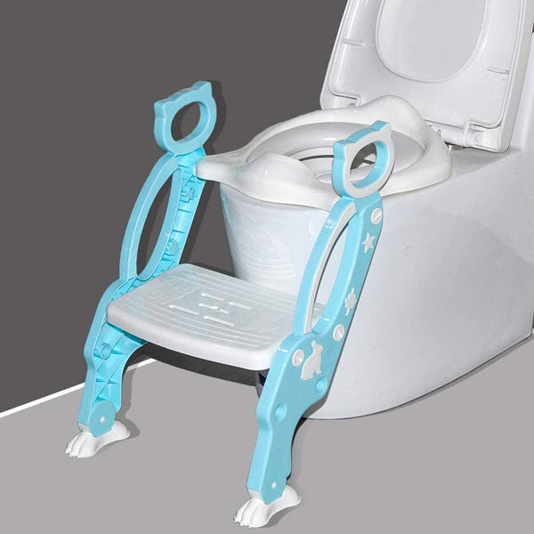 2 In 1 Potty Training Toilet Seat with Step Stool Ladder For Toddlers - Goyaldeal.com