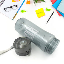 Plastic water bottle Outdoor Sport Bottle With Carry Case, leak proof BPA-free for travel cold and hot water Plastic water bottle with daily water intake for gym and children, Home, Travel, Office Use (1 pc ) - Goyaldeal.com