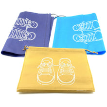 BEACH BAG SHOES STORAGE BAG CLOSET ORGANIZER NON-WOVEN TRAVEL PORTABLE BAG WATERPROOF POCKET CLOTHING CLASSIFIED HANGING BAG SHOE BAG LUGGAGE TRAVEL PORTABLE SHOE POUCH NON WOVEN TRANSPARENT WINDOW (3 PC ) - Goyaldeal.com