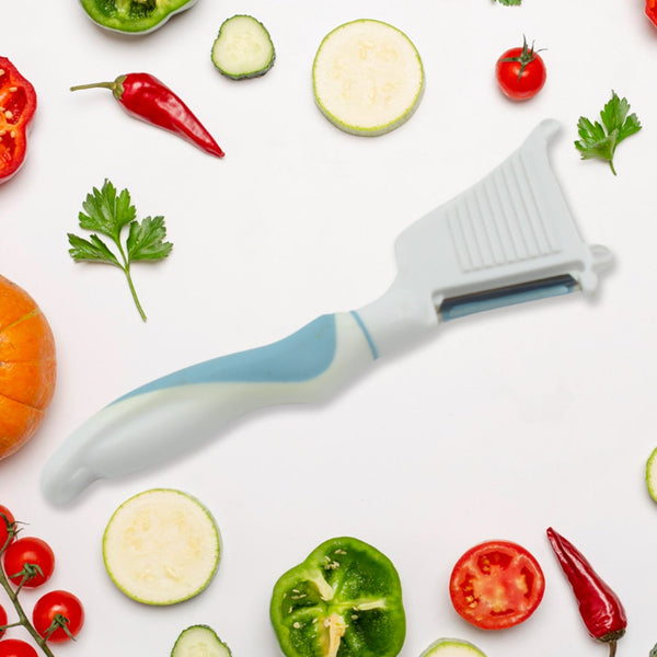 Multipurpose Peeler Brush – Stainless Steel Peeler with Cleaning Brush (1 Pc) - Goyaldeal.com