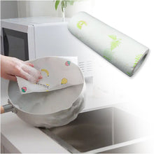 Non Woven Reusable and Washable Kitchen Printed Tissue Roll Non-stick Oil Absorbing Paper Roll Kitchen Special Paper Towel Wipe Paper Dish Cloth Cleaning Cloth 40 sheets / Pulls - Goyaldeal.com