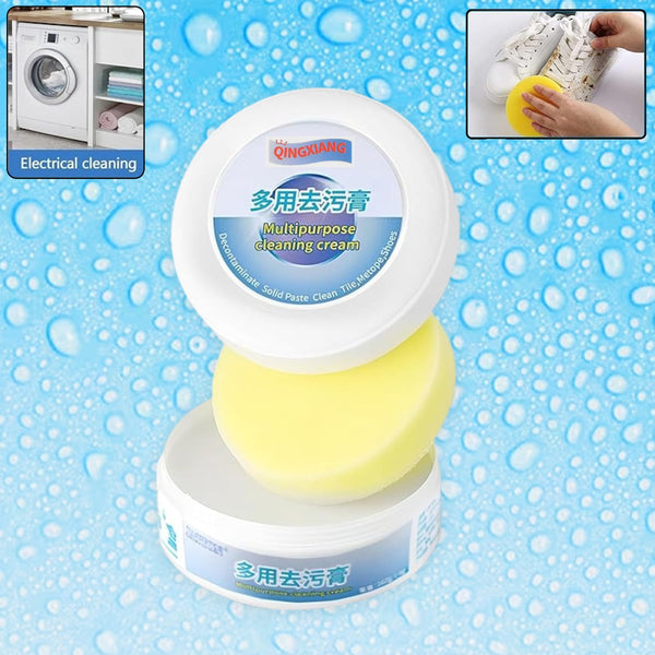 Shoe Cleaning Cream – Stain Remover for Sneakers, White Rubber Sole & Polish (260g) - Goyaldeal.com