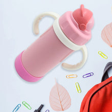 Stainless Steel Water Bottle With Handle & Straw Leak Proof, Rust Proof, Hot & Cold Drinks, Gym Sipper BPA Free Food Grade Quality, Steel fridge Bottle For office / Gym / School (350 Ml) - Goyaldeal.com