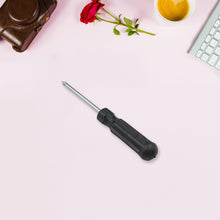 Small Pocket Size Slotted Cross Head Flat Magnetic Screwdriver, Small Slotted Screwdriver Flat Head with Black Handle for Small Appliances (1 Pc) - Goyaldeal.com