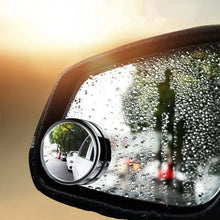 360DEGREE BLIND SPOT ROUND WIDE ANGLE ADJUSTABLE CONVEX REAR VIEW MIRROR - PACK OF 2 - Goyaldeal.com