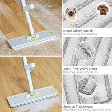 Floor Mop and Bucket Set, Flat Mop for Cleaning with Wringer, Self Clean Damp Mop and Bucket for Hardwood, Laminate, 2 in 1 Hands Free Mop with Washable Microfiber Pad for Wet & Dry Use - Goyaldeal.com