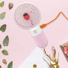 Portable Small Electric Fan Handheld, Rechargeable Mini Student Handheld Dormitory Class Personal Fan - Goyaldeal.com