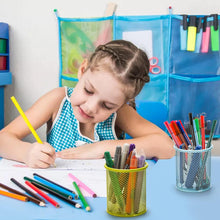Metal Mesh Pen Holder for Desk (1 Pc): Pen Stand, Pencil Organizer, Stationery Storage - Goyaldeal.com