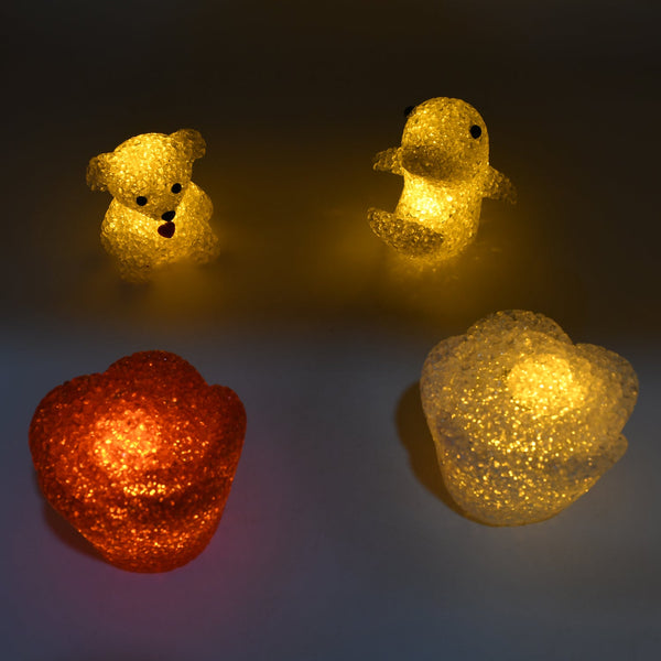 Unique Crystal Night Light: Multi-Shape LED Lamp (Mood Lighting) - Goyaldeal.com