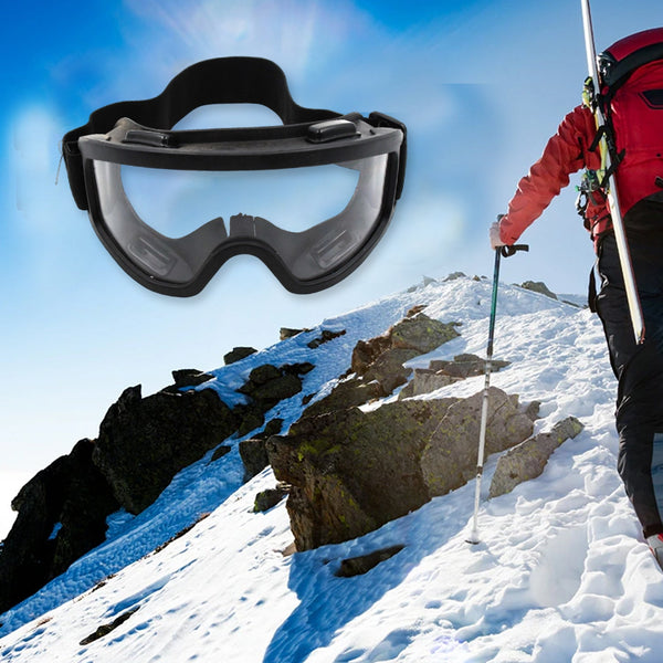 Cycling Motorbike ATV/Dirt Bike Racing Transparent Goggles with Adjustable Strap Sunglasses, Protective Glasses Goggle, Outdoor Goggles Dustproof Windproof Riding Goggles Safety Goggles - Goyaldeal.com