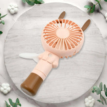 Portable Small Fan Handheld, Mini Student Handheld Dormitory Class Personal Fan Without Battery & USB Cable Operated Manual Hand Press Fan (1 Pc) - Goyaldeal.com