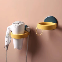 Wall Mount Hair Dryer Holder with Suction Cup, Plastic Wall Bracket for Bathroom, Beauty Salon / Home Use Self Adhesive Hair Dryer Stand Rack (1 Pc) - Goyaldeal.com