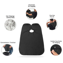 Black Beard Apron Hair Clippings Catcher Grooming Bib - Goyaldeal.com