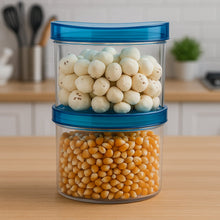 Air Tight & Unbreakable Kitchen Jar Set Food Storage Containers for Dry Fruits, Spices, Snacks, Pulses (2 Pcs Set) - Goyaldeal.com