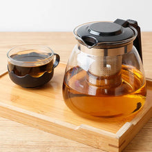 Flame Proof Glass Kettle & Cup Set With Strainer High Quality Kettle Set For Home & Café Use  (4 Cup & 1 Kettle) (24 Pc MOQ) - Goyaldeal.com