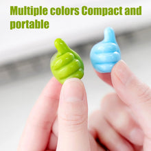 Thumb Cable Clips, Multi-Color Cord Organizer for Home, Office, Car (10 Pc Set) - Goyaldeal.com