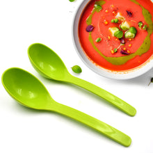 Plastic Spoon Kitchen Multipurpose Serving Ladle for Frying, Serving, Turner, Curry Ladle, Serving Rice, Spoon Used While Eating and Serving Food Stuffs Etc (2 Pcs Set / 10 Inch ) - Goyaldeal.com
