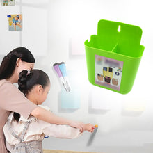 2-Section Multipurpose Wall Holder – Mobile, Remote & Makeup Brush Storage (1 Pc) - Goyaldeal.com
