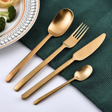 Unique Golden Egg Storage Modern Tableware Steak Knives Fork Flatware Set Royal Spoon Set Tableware Gold Cutlery Set Dishwasher Safe Mirror Finished With Gift Box for Halloween 24Pcs Set) - Goyaldeal.com
