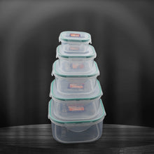 Kitchen Storage Containers Set – Fridge Storage, Plastic Organizer, Snap-Seal Lunch Box (5 Pcs Set) - Goyaldeal.com
