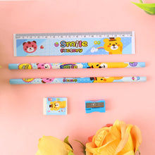 Wooden Pencil Set (5 Pc): School Supplies, Stationery Set for Kids - Goyaldeal.com