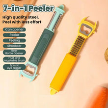 Multifunctional, Vegetable Fruit Peelers Slicer Can Opener 7 In 1 Kitchen Peeler For Veggie Fruit Potato Carrot Durable Kitchen Peeling Tool Non-slip Handle Durable For Potato, Fruit, Vegetables, Carrots, Cucumbers - Goyaldeal.com