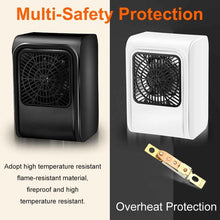 Room Heater 220V Brown Box Heater with Plug for Office & Bedroom Use