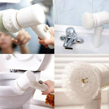 Portable Electric Cleaning Brush with 3 Replaceable Brush Heads (5 In 1) - Goyaldeal.com