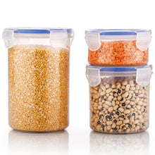 Leakproof & Airtight: 3 Pc Round Food Storage Set (500ml-1500ml) - Goyaldeal.com