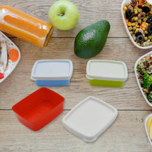 3-Piece Multicolor Airtight Container Set – Rectangular Food & Fridge Storage - Goyaldeal.com