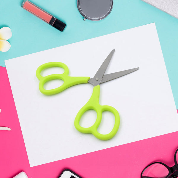 Stainless Steel Double Grip Scissors (1 Pc): Comfort Grip Handle, Multipurpose - Goyaldeal.com