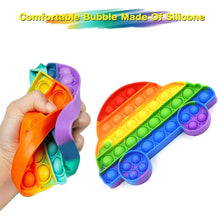 Fidget Toy Push  Bubble Fidget Sensory Toy for Kids and Adults Fidget per Stress Reliever Sensory Fidget pers (Butterfly & Car Shape / 1 Pc) - Goyaldeal.com