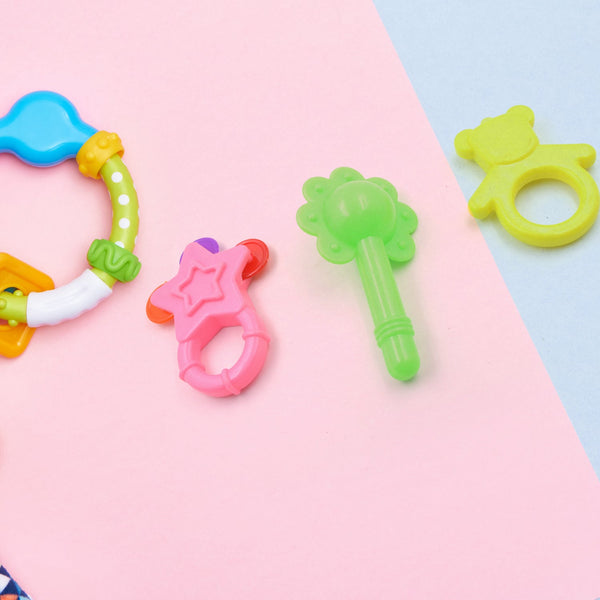 New Born Babies with Attractive Colors and Khanjari Rattle, Musical Gallery Khanjari Musical Instrument Toy Baby Play Toy Fun Return Gift for Kids Birthday (3 Pc Set) - Goyaldeal.com