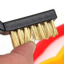 Mini Wire Brush Set - Brass, Nylon, Steel for Cleaning & Rust Removal (3 Pcs Set) - Goyaldeal.com