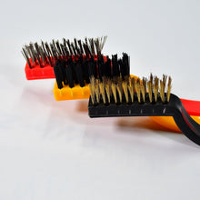 3-Piece Mini Wire Brush Set: Tackle Tough Cleaning Jobs (Multi-Material) - Goyaldeal.com
