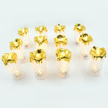Gold LED Flameless Candles for Decor & Gifting (12 Pc MOQ) - Goyaldeal.com
