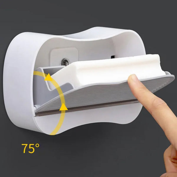 Soap Holder Travel Business Travel Hotel Portable Wall-mounted Soap Box Bathroom Toilet Punch-free Flip-type Drain Soap Box, Waterproof Space Saving (1 Pc) - Goyaldeal.com