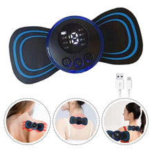 Portable USB Neck Massager Electric Neck Massager,  Enhancer Mini Cervical Massager EMS Lymphatic Drainage Massage with Cable - Goyaldeal.com