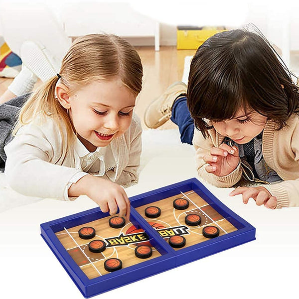 Fast Sling Basketball Puck Game Paced Table Desktop Battle Ice Hockey Game for Adults and Kids Parent-Child Winner Board Games Interactive Toy, Desktop Table Game - Goyaldeal.com
