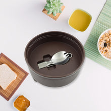 Vacuum insulated lunch box, 304 stainless steel, used for lunch storage, double-layer travel hiking picnic food jar, with folding spoon and handle BPA Free Thermos Lunch Box for Kids Adults (1600 ML) - Goyaldeal.com