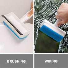 2-in-1 Glass Wiper & Brush – Double-Sided Cleaner for Mirrors, Tiles & Windows - Goyaldeal.com
