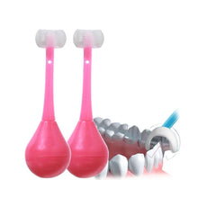 Soft Bristle 3-Sided Training Toothbrush – Inverted Silicone Head for Kids (Ages 2-12, 1 Pc) - Goyaldeal.com