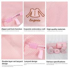 5pc Zippered Mesh Laundry Wash Bags Foldable Delicates Lingerie Socks, Underwear Blouse, Hosiery, Stocking and Lingerie Washing Machine Clothes Protection Net (5 Pc Set) - Goyaldeal.com