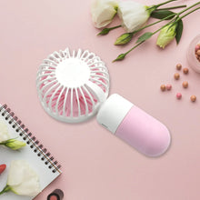 Portable Small Electric Fan Handheld, Rechargeable Mini Student Handheld Dormitory Class Personal Fan - Goyaldeal.com
