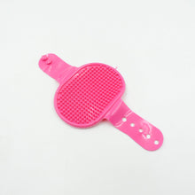 Dog Bath Brush Dog Grooming Brush, Pet Shampoo Bath Brush Soothing Massage Rubber Comb with Adjustable Ring Handle for Long Short Haired Dogs (1 Pc) - Goyaldeal.com