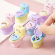 Fun & Functional! Toilet Sharpener with Eraser (2 Pc Set) - Goyaldeal.com