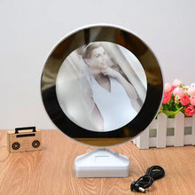 Plastic 2 in 1 Mirror Come Photo Frame with Led Light - Goyaldeal.com